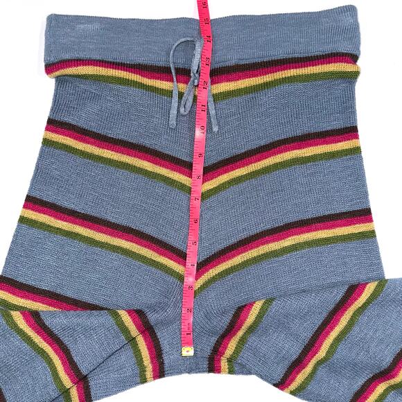 Free People FP Beach Mariner Stripe Sweater Knit Pants Size Small - Picture 10 of 13